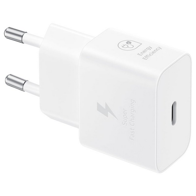 CARGADOR SAMSUNG EP-T2510NWEGEU USB TIPO C BLANCO 25W / CABLE NO INCLUIDO