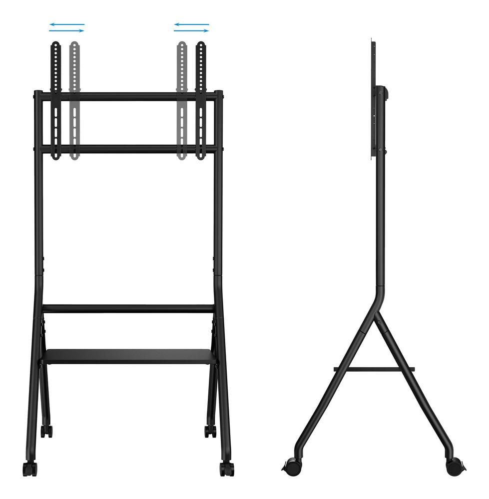 SOPORTE DE SUELO CON RUEDAS TOOQ iDREAMS 37"-86" FS20206M-B NEGRO