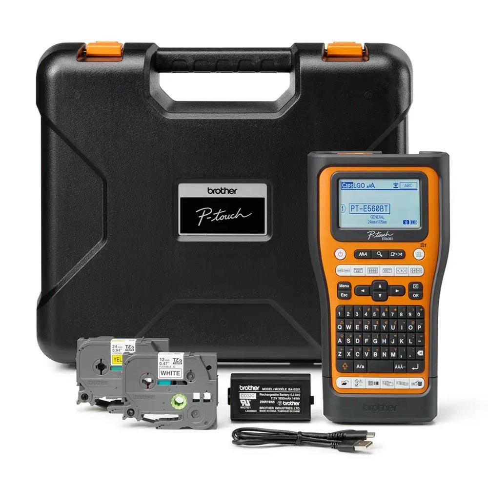 ROTULADORA BROTHER PT-E560BTVP LCD/ 3 LINEAS/ TECLADO QWERTY/ CORTE AUTOMATICO