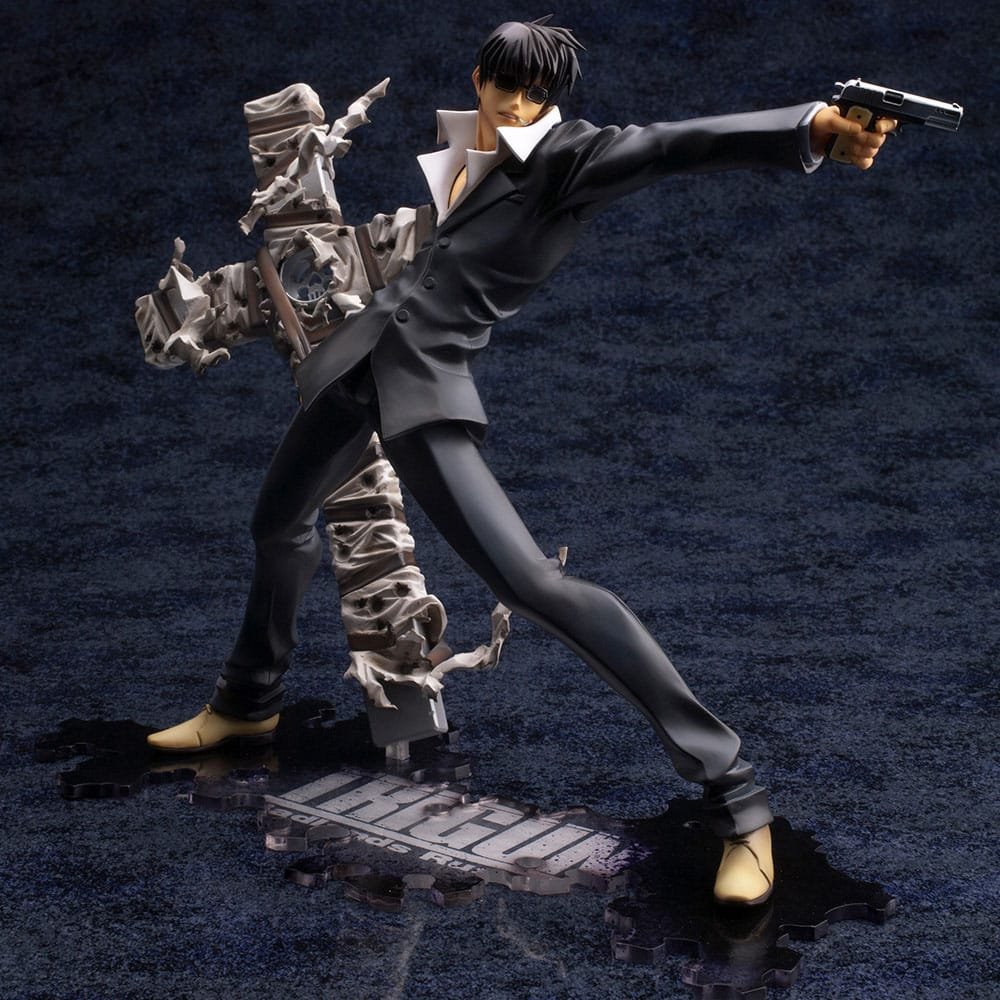 FIGURA KOTOBUKIYA TRIGUN BADLANDS RUMBLE ARTFX J WOLFWOOD 1/8