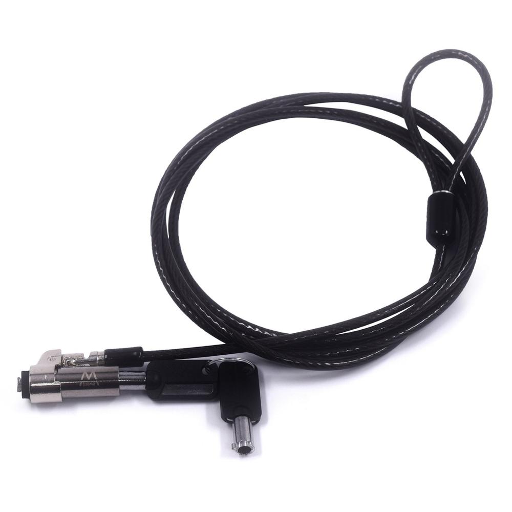 CABLE DE SEGURIDAD EWENT PARA PORTATIL/ LLAVE 1.8M