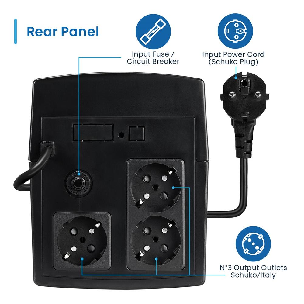 SAI EWENT EW3997 1300VA-720W AVR