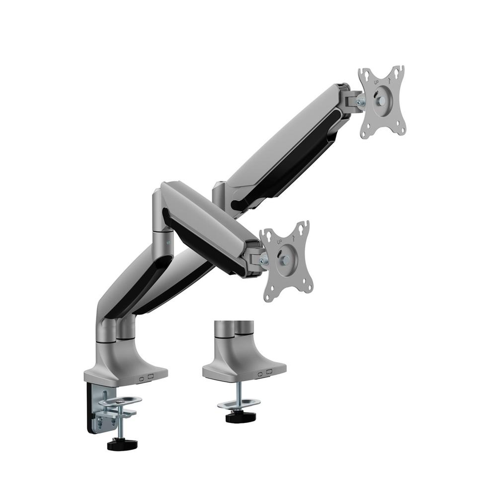 SOPORTE MESA EWENT VESA HASTA 35" 100X100MM MAX 15KG 2 BRAZOS