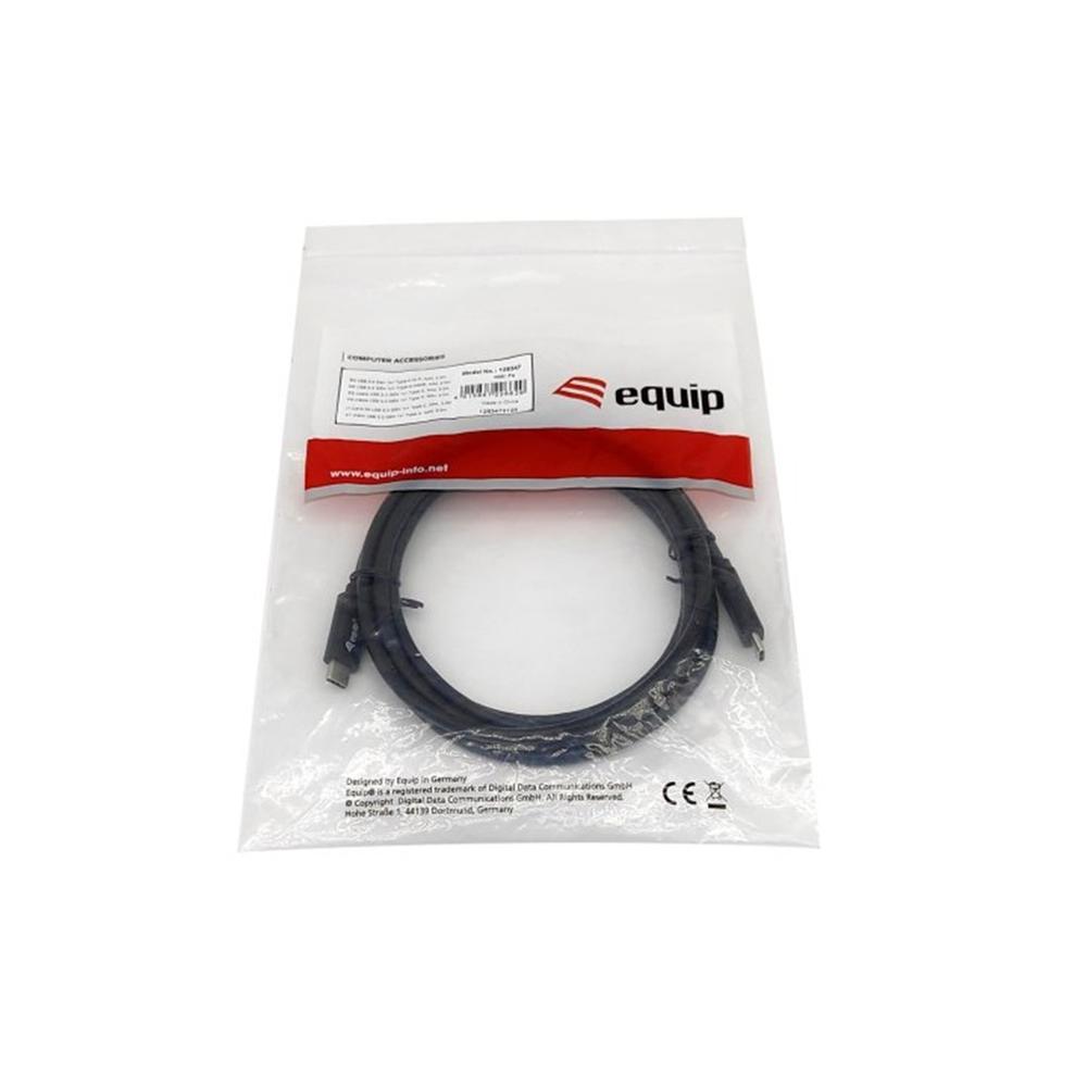 CABLE USB TIPO C EQUIP MACHO-MACHO 2M