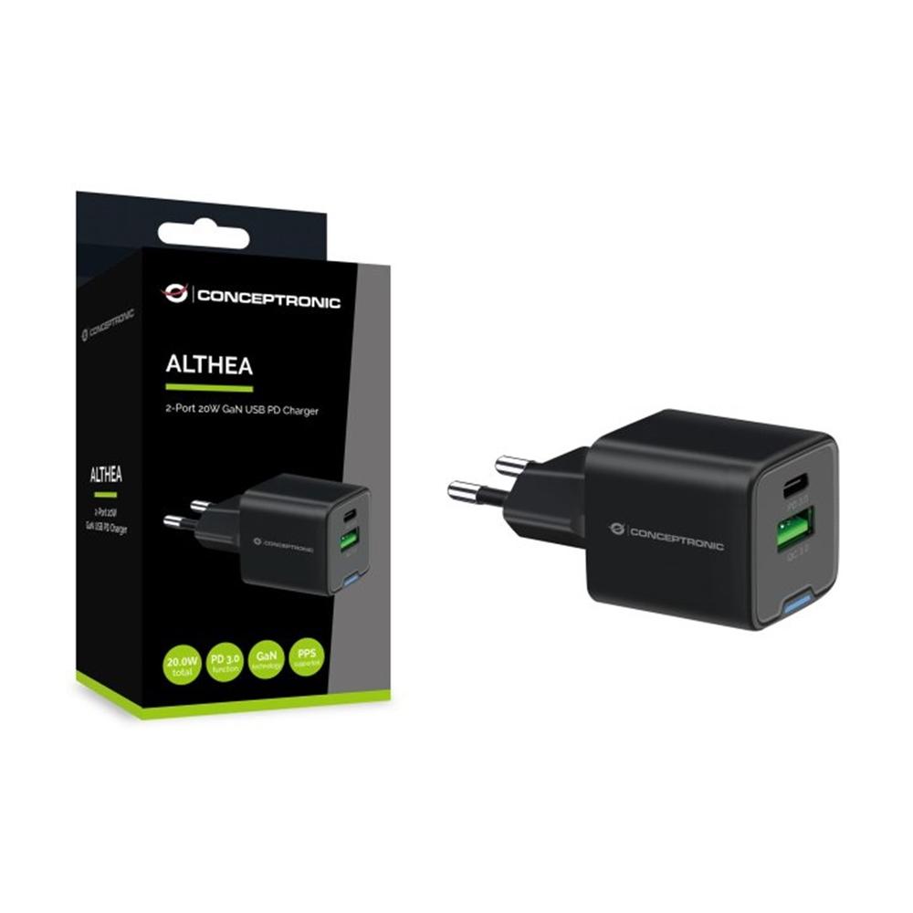 CARGADOR DE PARED CONCEPTRONIC ALTHEA15B 20W