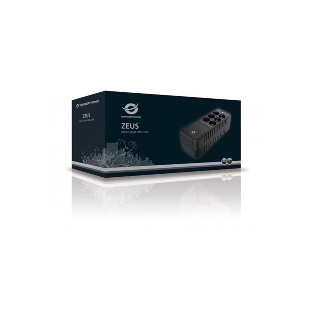 SAI CONCEPTRONIC / 360W / 600VA / 6 SALIDAS SHUCKO