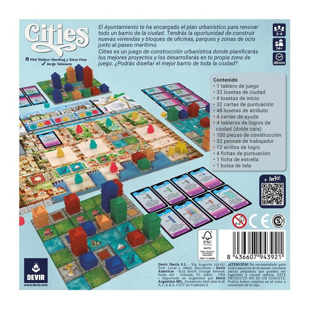 JUEGO DE MESA CITIES