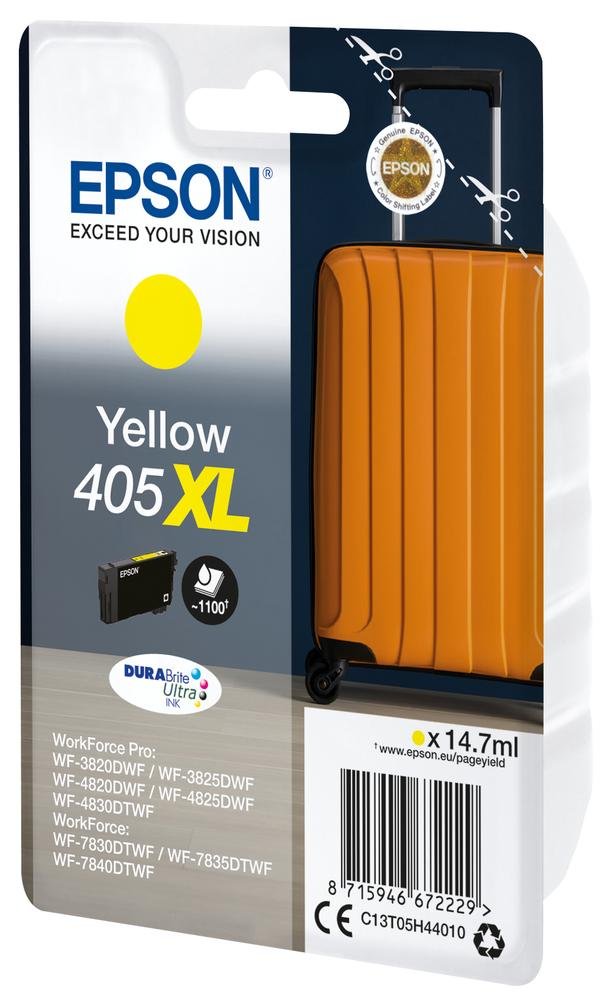 CARTUCHO EPSON Singlepack Yellow 405XL DURABrite Ultra Ink