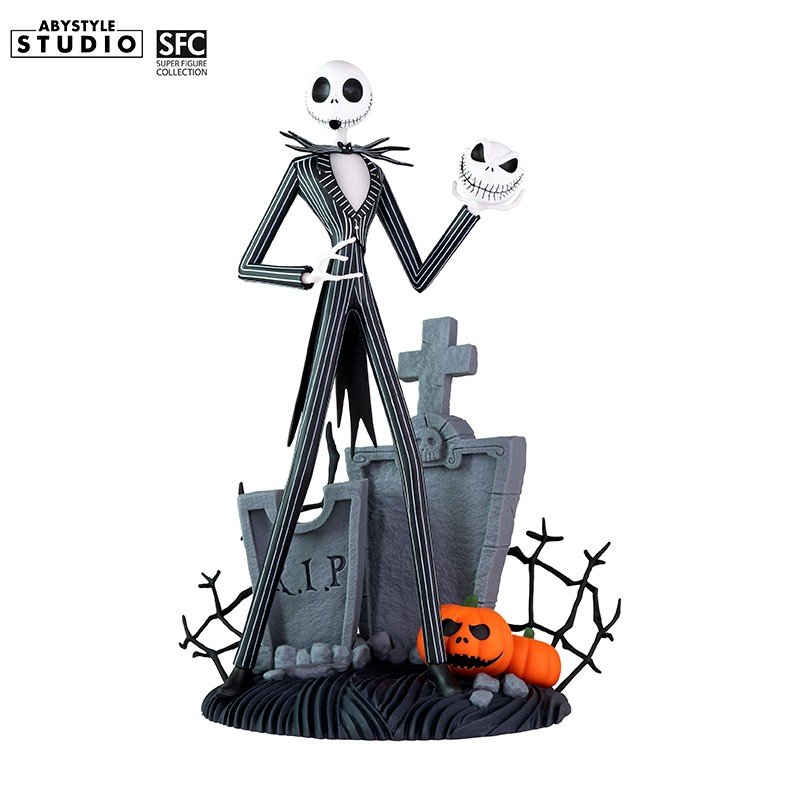 FIGURA ABYSTYLE PESADILLA ANTES DE NAVIDAD JACK CARA SONRIENTE ATERRADORA