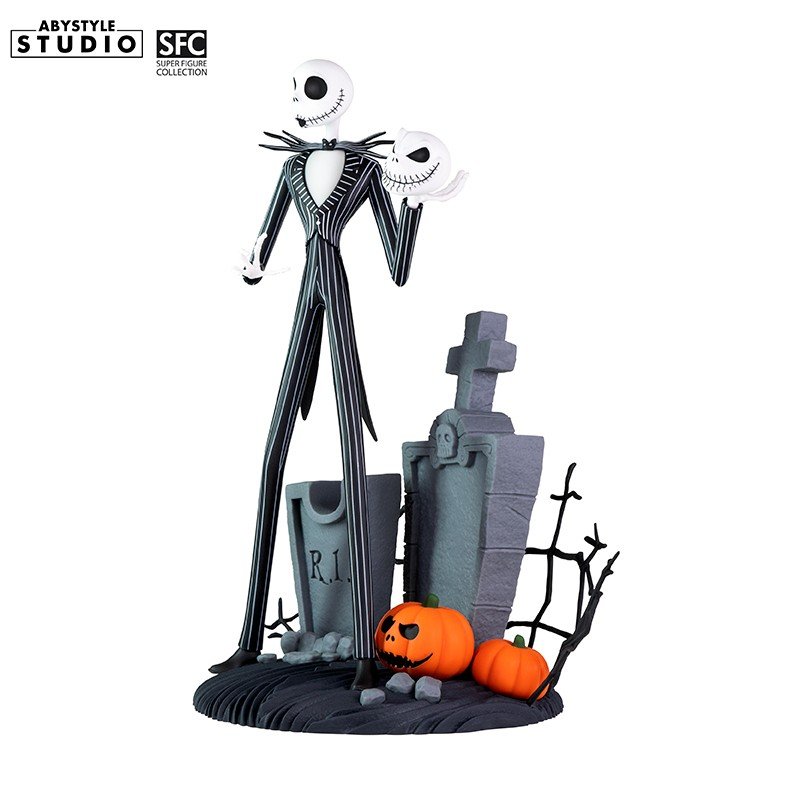 FIGURA ABYSTYLE PESADILLA ANTES DE NAVIDAD JACK CARA SONRIENTE ATERRADORA