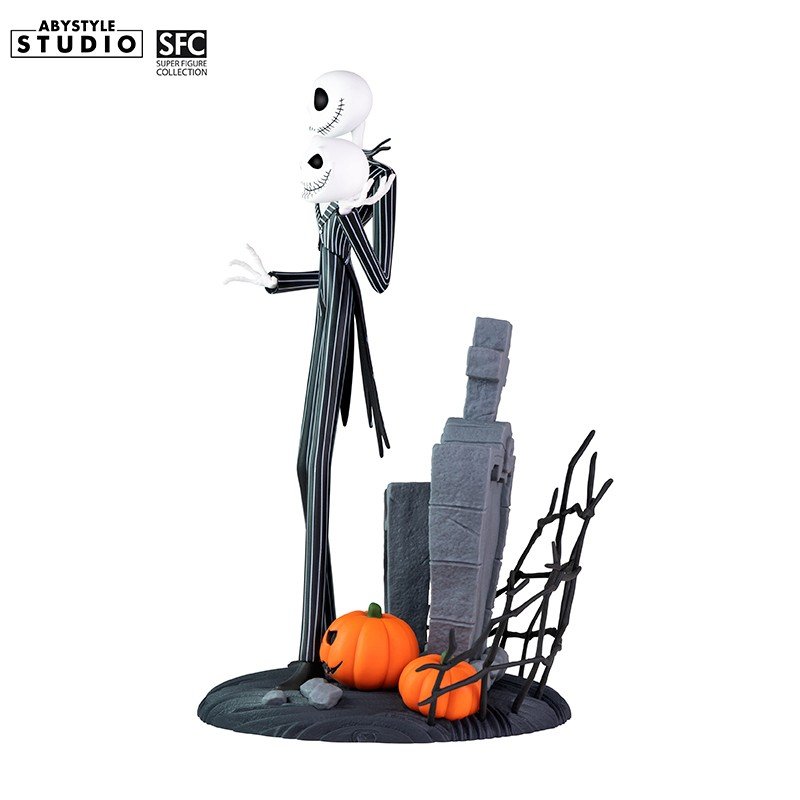 FIGURA ABYSTYLE PESADILLA ANTES DE NAVIDAD JACK CARA SONRIENTE ATERRADORA