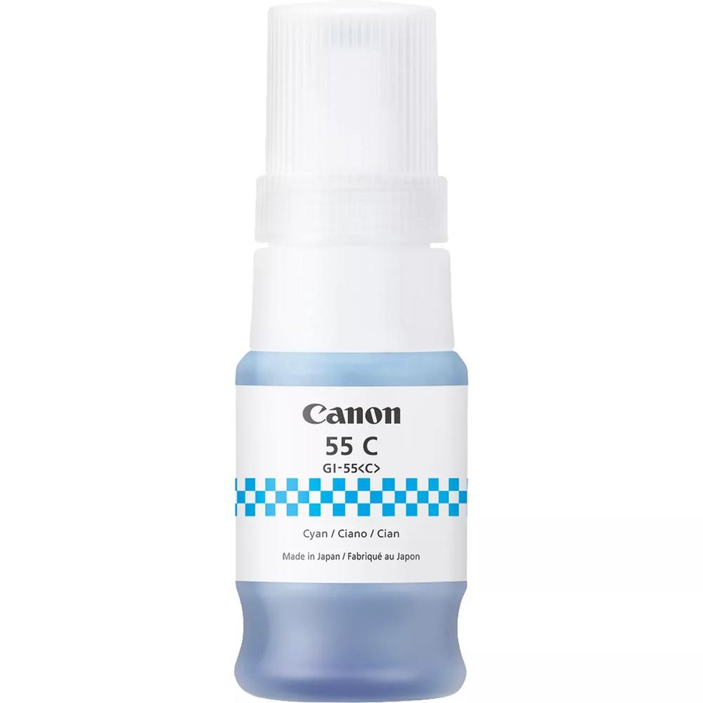 BOTELLA TINTA CANON GI-55 INK CIAN