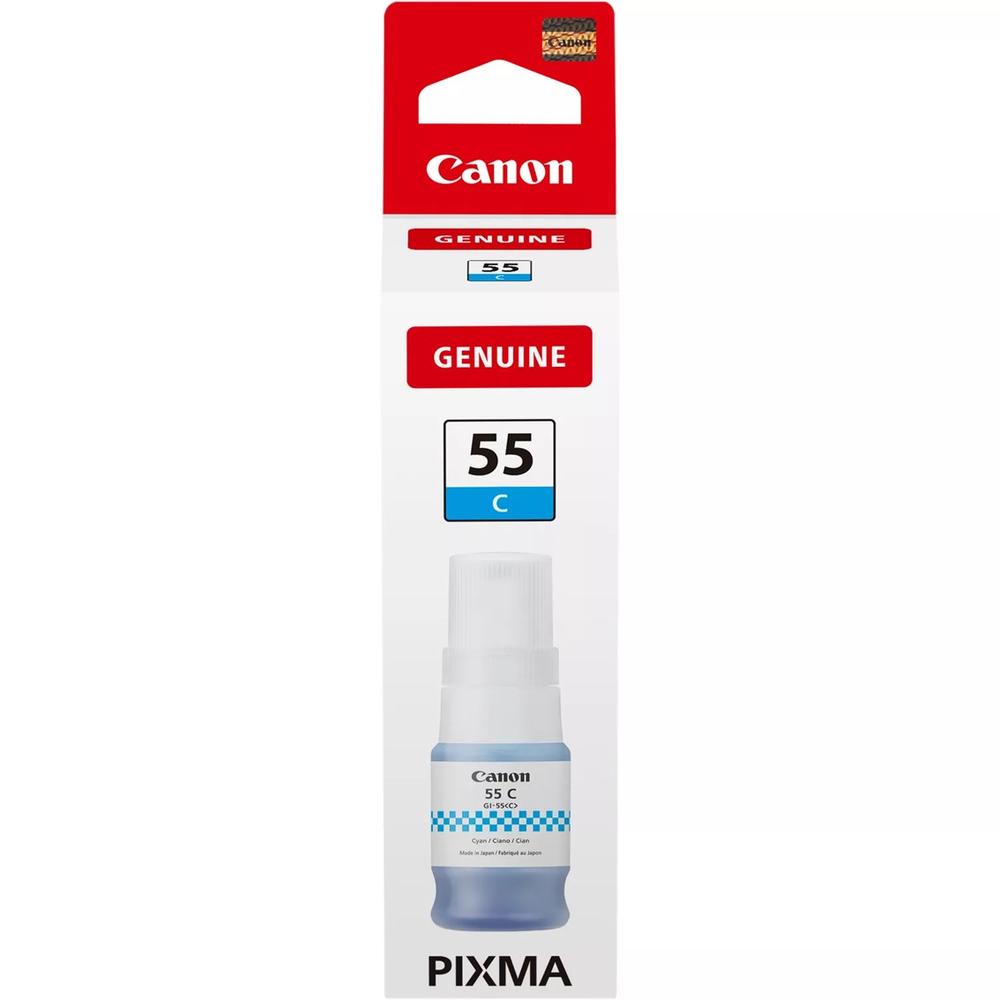 BOTELLA TINTA CANON GI-55 INK CIAN