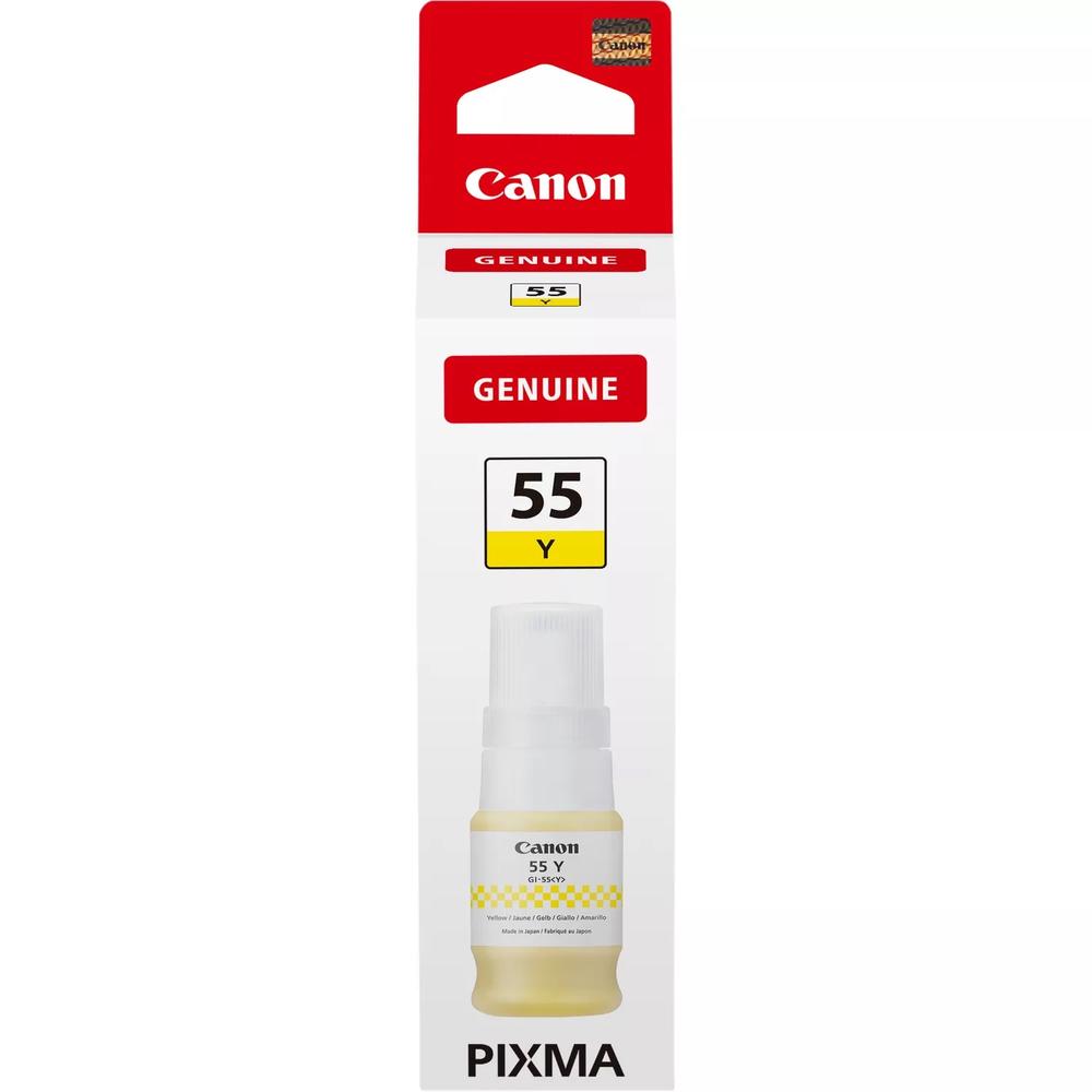 BOTELLA TINTA CANON GI-55 INK AMARILLO