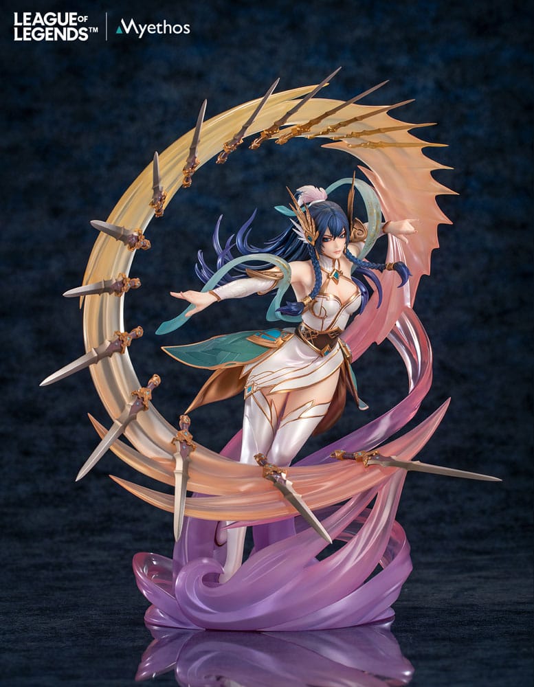 FIGURA LEAGUE OF LEGENDS IRELIA Estatua PVC 1/7 DIVINE SWORD 34 CM