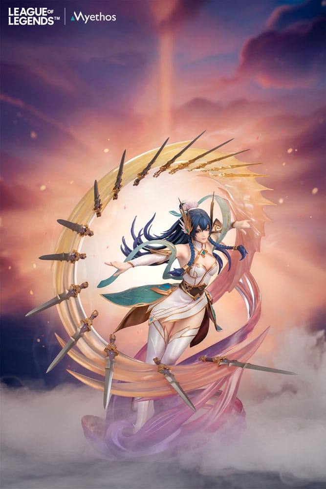FIGURA LEAGUE OF LEGENDS IRELIA Estatua PVC 1/7 DIVINE SWORD 34 CM