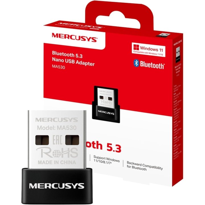 ADAPTADOR USB BLUETOOTH 5.3 MERCUSYS MA530