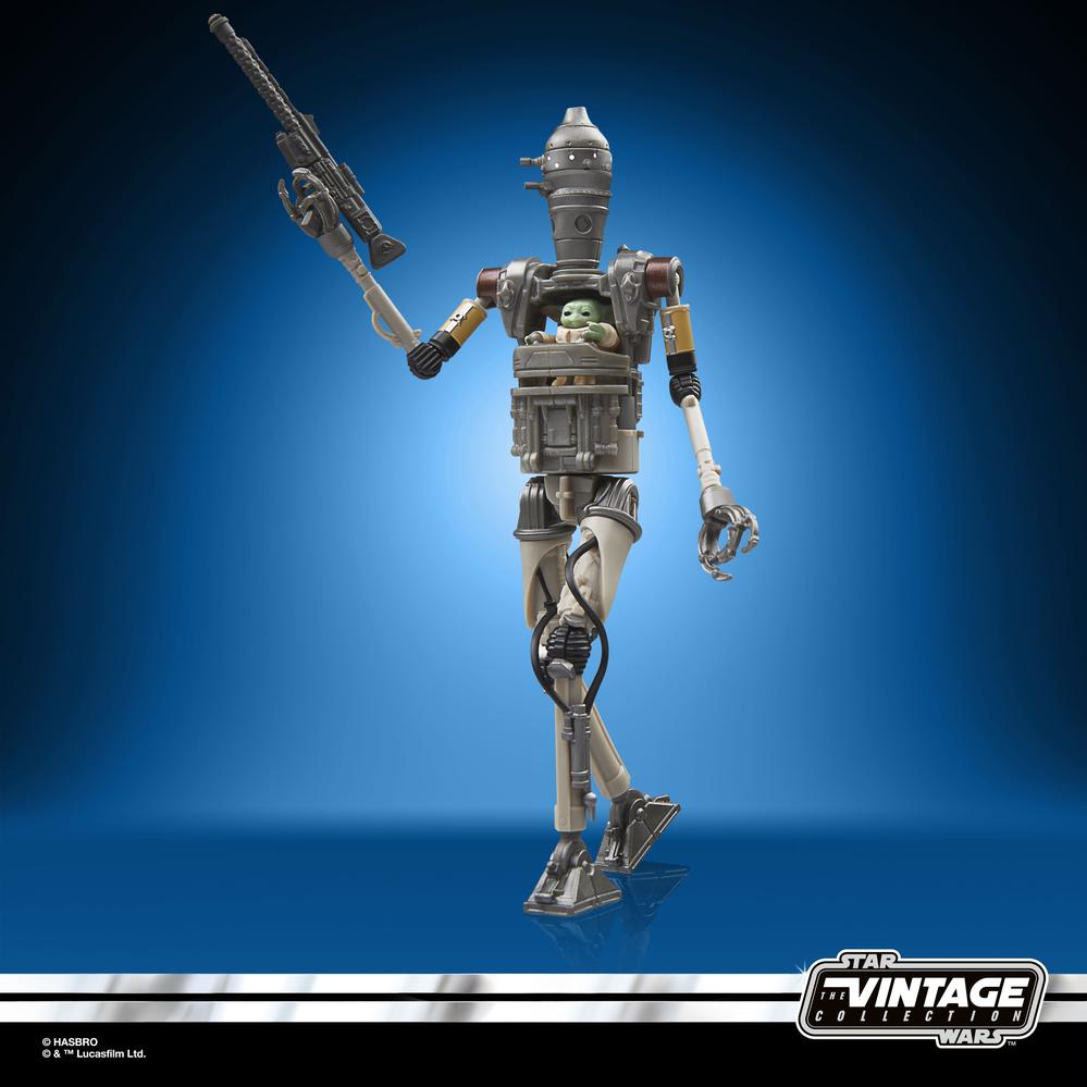 FIGURA HASBRO STAR WARS THE MANDALORIAN THE VINTAGE COLLECTION IG-12 GROGU & ANZELLAN