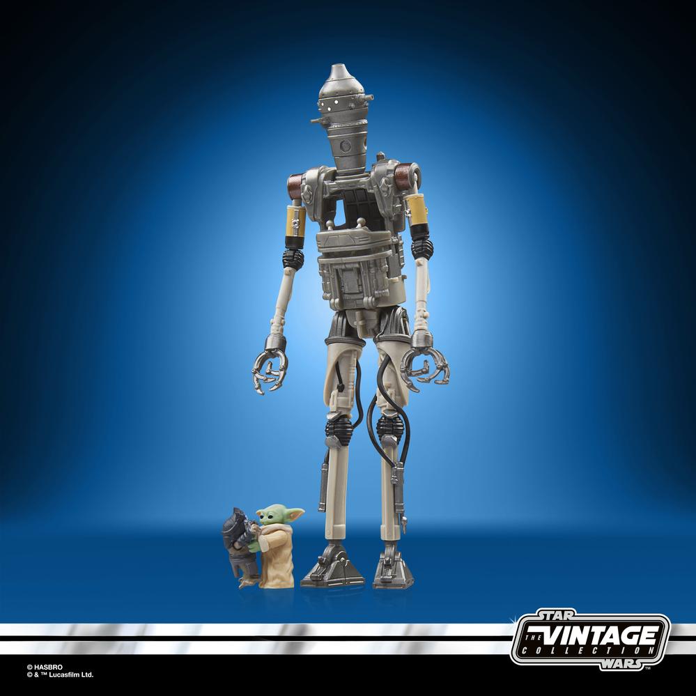 FIGURA HASBRO STAR WARS THE MANDALORIAN THE VINTAGE COLLECTION IG-12 GROGU & ANZELLAN
