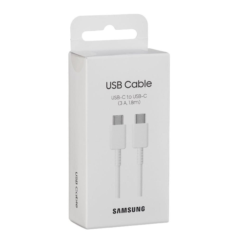 CABLE SAMSUNG ORIGINAL EP-DX310JWEGEU USB TIPO C - USB TIPO C BLANCO 1.8M