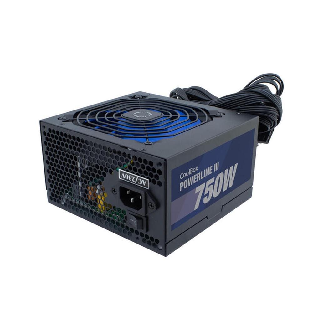 FUENTE DE ALIMENTACION COOLBOX POWERLINE III GAMING ATX 750W