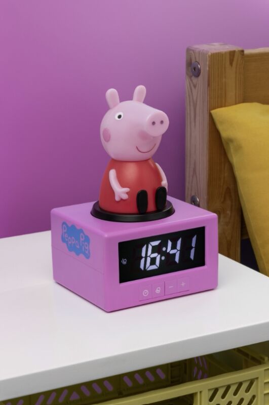 RELOJ DESPERTADOR PALADONE PEPPA PIG CON CABLE USB