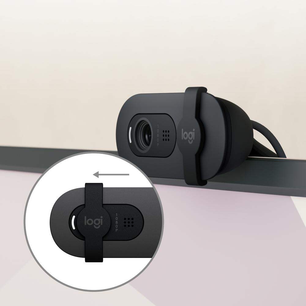 WEBCAM LOGITECH BRIO 105 GRAFITO FULL HD/ USB