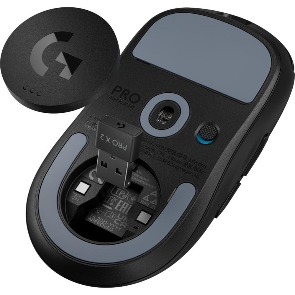 RATON INALAMBRICO GAMING LOGITECH G PRO X SUPERLIGHT 2 NEGRO