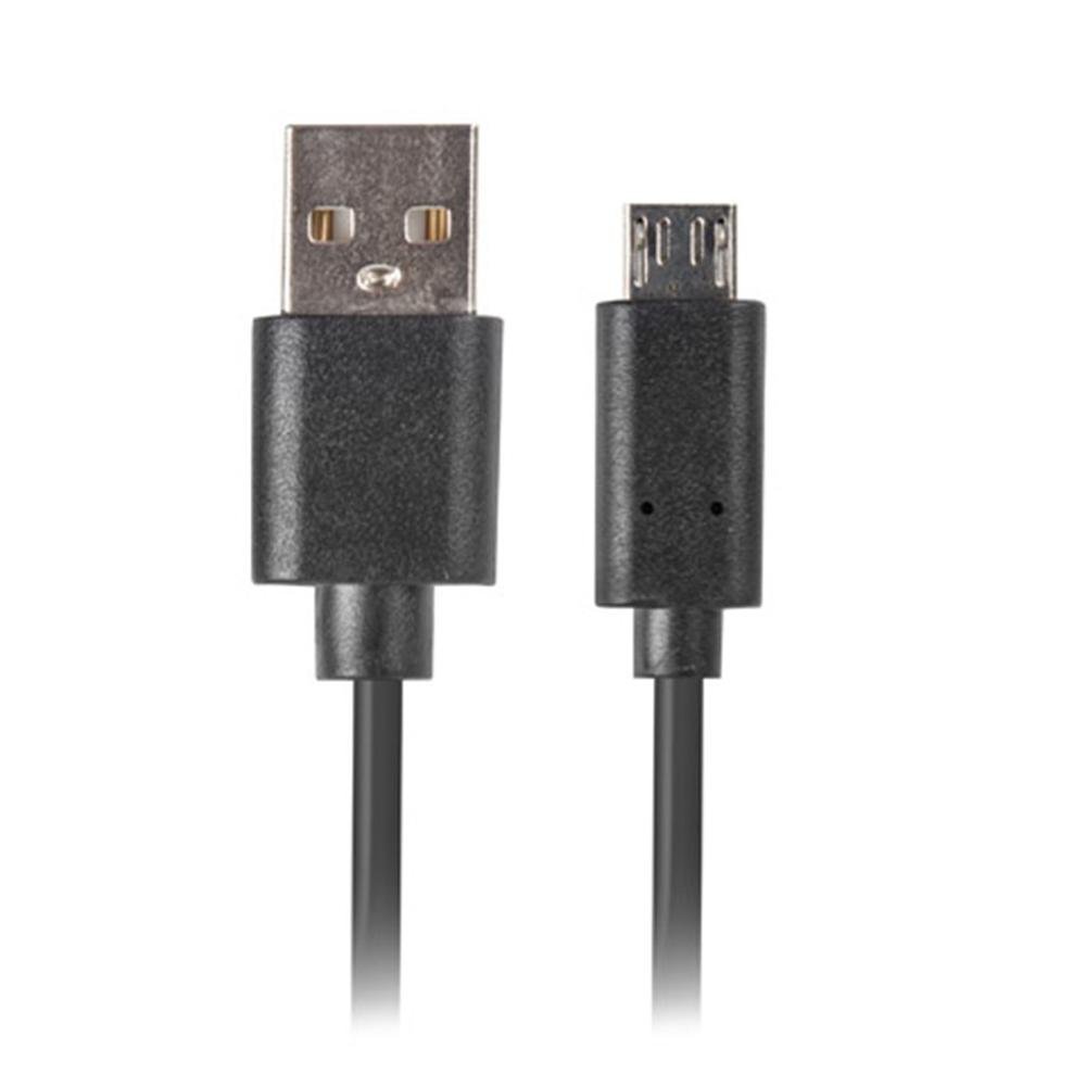 CABLE MICRO USB A USB 2.0 LANBERG 3M/ MACHO-MACHO/ NEGRO