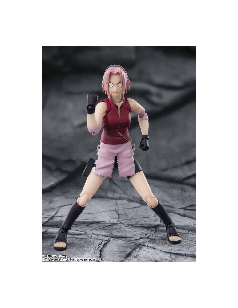 FIGURA TAMASHII NATIONS NARUTO SHIPPUDEN SAKURA HARUNO INHERITOR OF TSUNADE'S INDOMINABLE WILL