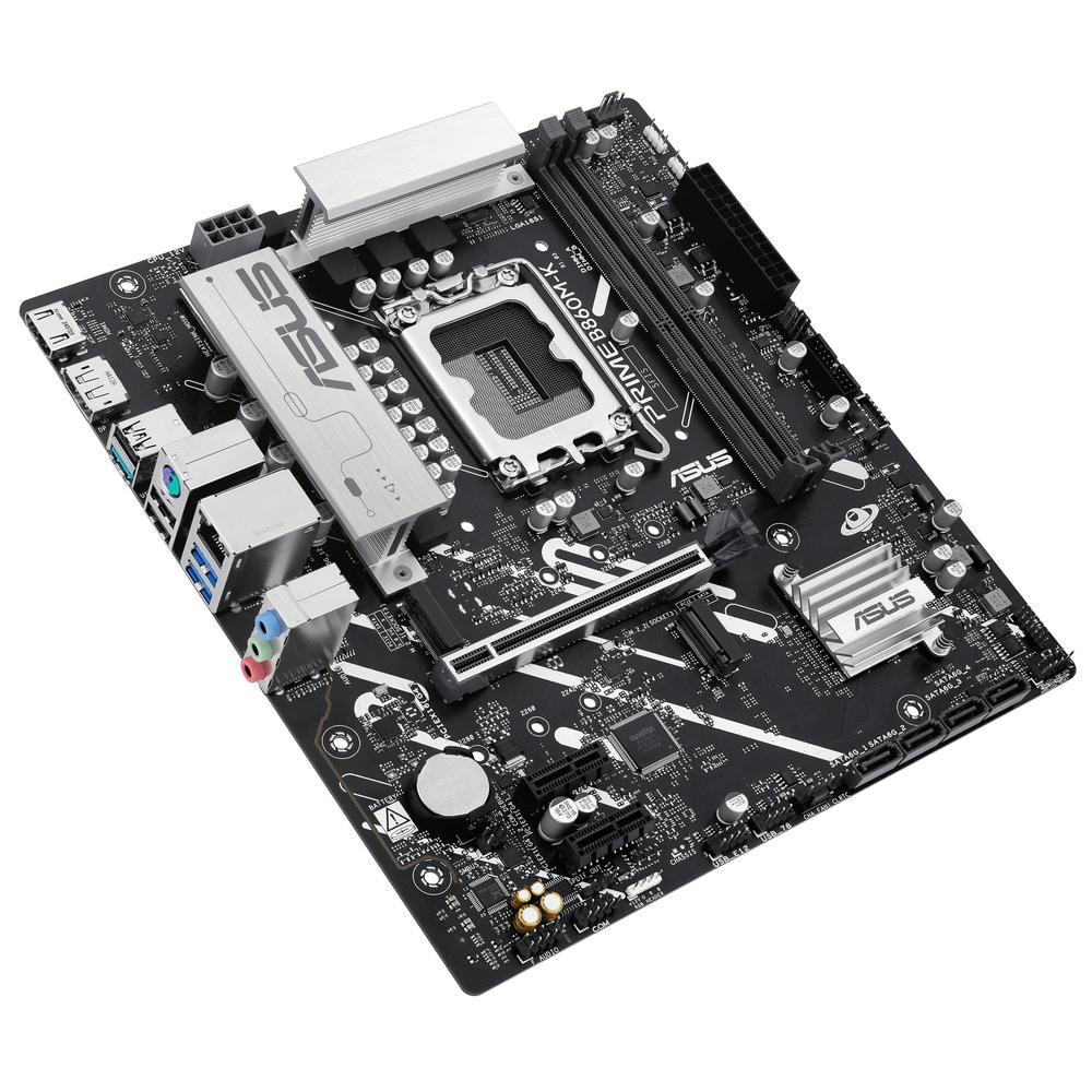 PLACA BASE ASUS INTEL PRME B860M-K SOCKET 1851 DDR5 X2 MAX 128GB HDMI DISPLAYPORT mATX