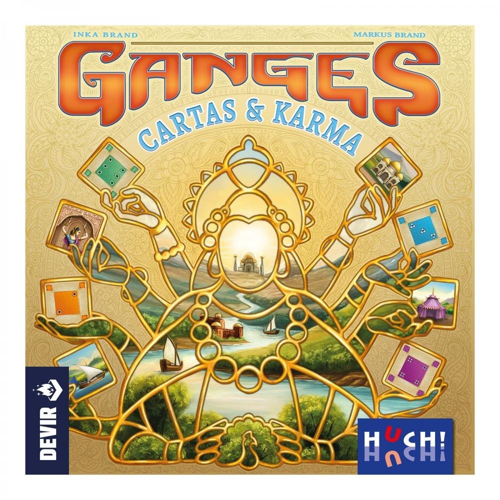 JUEGO DE MESA GANGES CARTAS Y KARMA