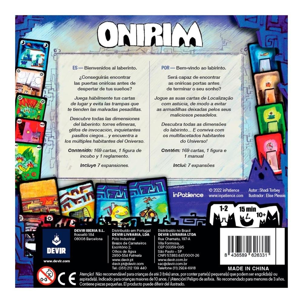 JUEGO DE MESA ONIRIM