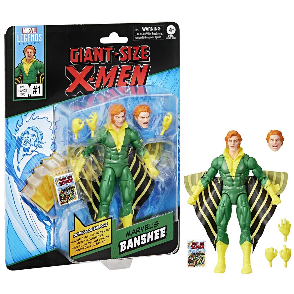 FIGURA HASBRO MARVEL LEGENDS GIANT-SIZE X-MEN MINI COMICS BANSHEE