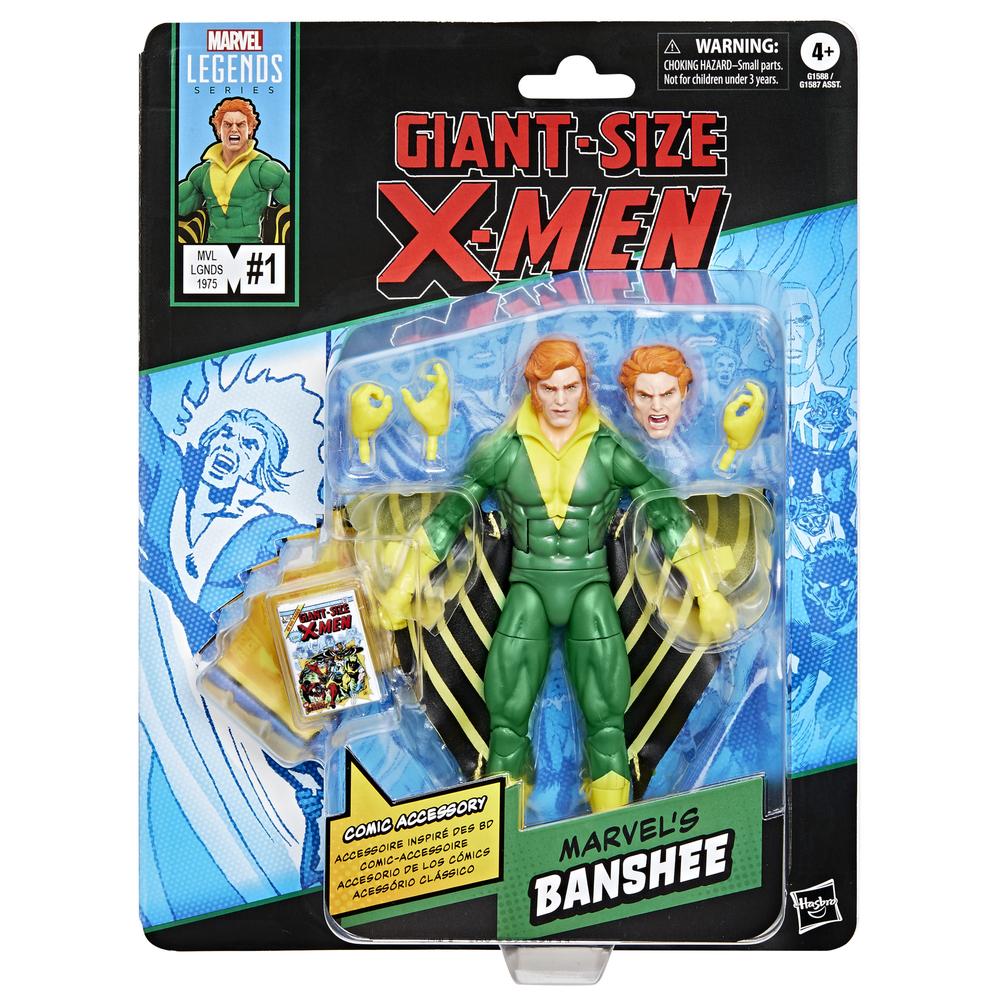 FIGURA HASBRO MARVEL LEGENDS GIANT-SIZE X-MEN MINI COMICS BANSHEE