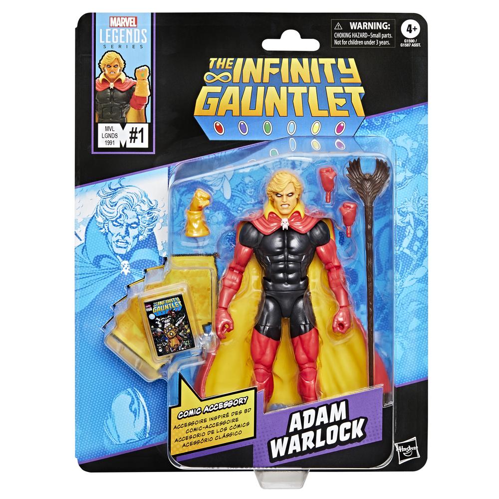 FIGURA HASBRO MARVEL LEGENDS THE INFINITY GAUNTLET MINI COMICS ADAM WARLOCK