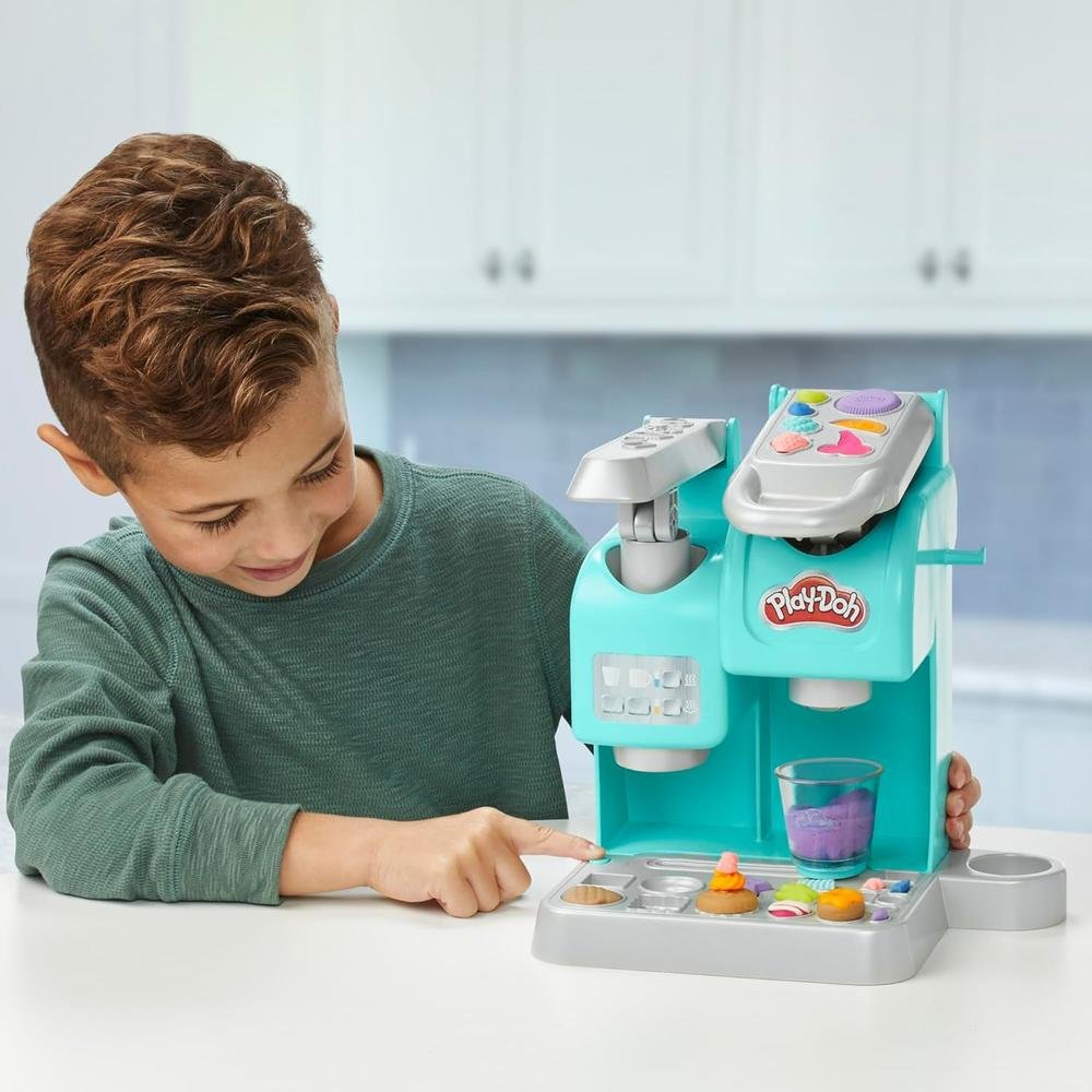 JUGUETE PLAY-DOH SUPER CAFETERA COLORIDA PLAYSET