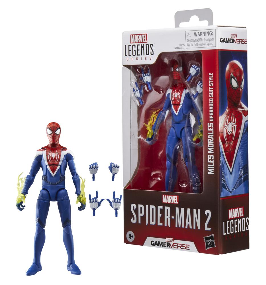 FIGURA HASBRO MARVEL LEGENDS SERIES SPIDER-MAN 2 MILES MORALES (UPGRADED SUIT STYLE)