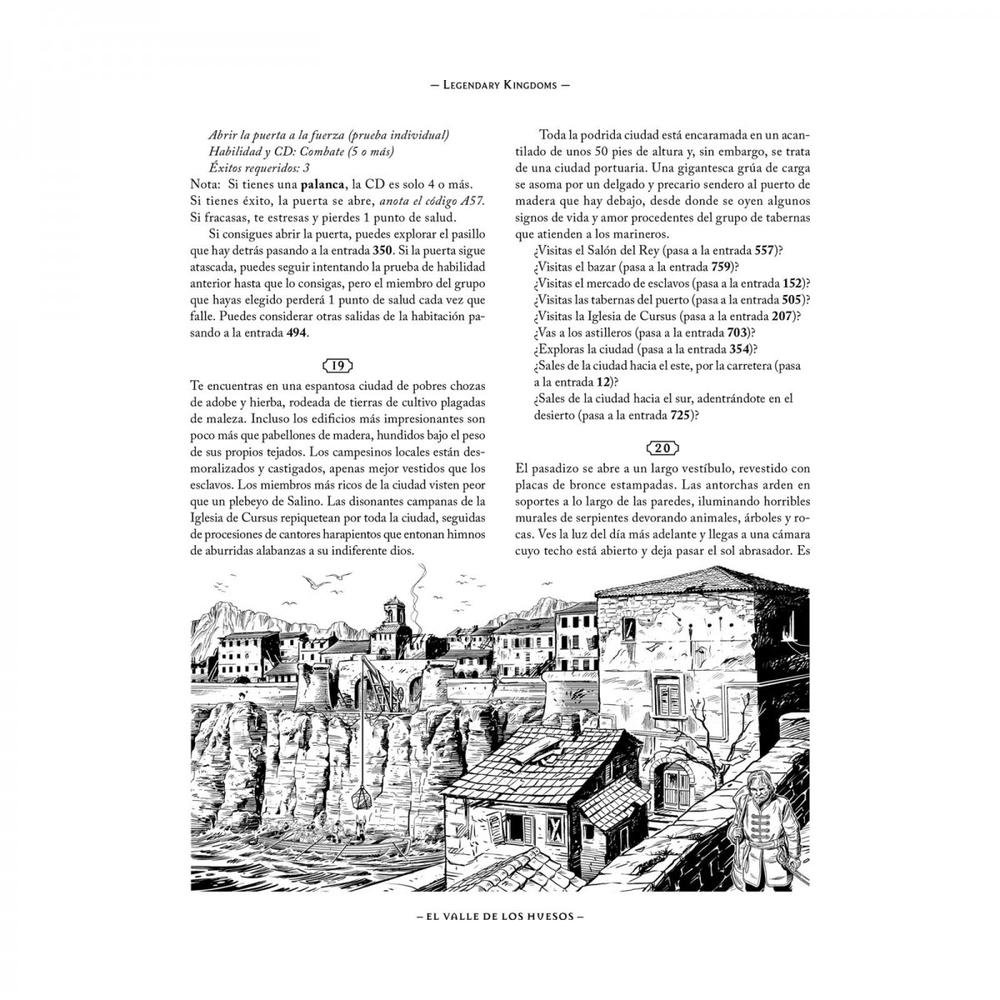 LIBRO - JUEGO LEGENDARY KINGDOMS 1: EL VALLE DE LOS HUESOS