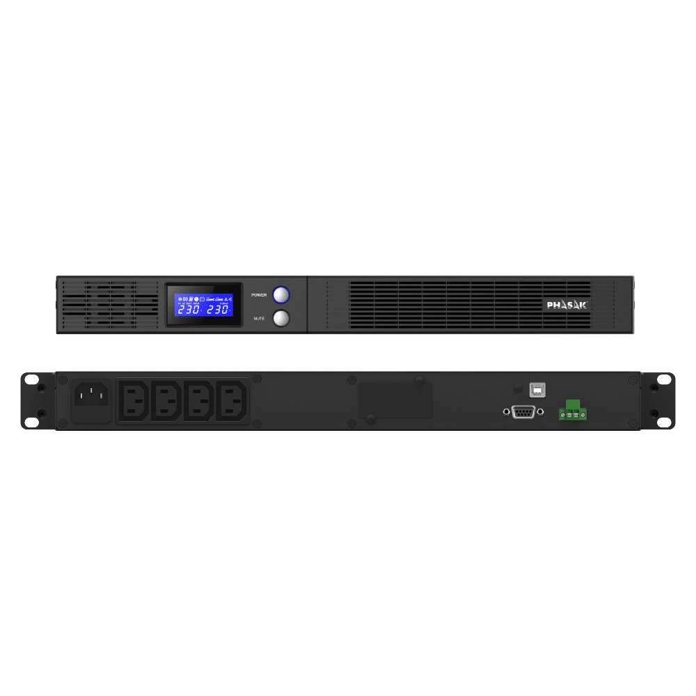 SAI UPS PHASAK 1500VA RACK PROTEKT INTERACTIVO SLIM PH 754 1.5KVA