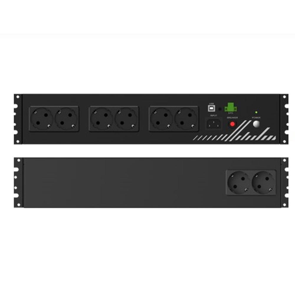 SAI UPS PHASAK 800VA RACK 19 COMPACT PH 9202 0.8KVA