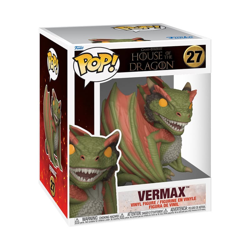 FUNKO POP OVERSIZED LA CASA DEL DRAGÓN VERMAX