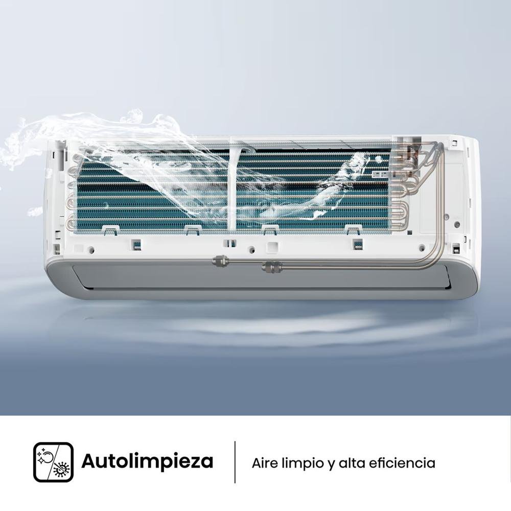 AIRE ACONDICIONADO SPLIT 1X1 HISENSE INVERTER 2924 FRIG/H 3268 KCAL/H WIFI