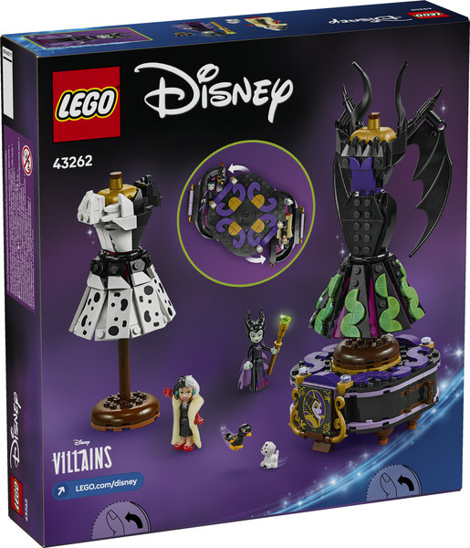LEGO DISNEY TRAJES DE MALÉFICA Y CRUELLA