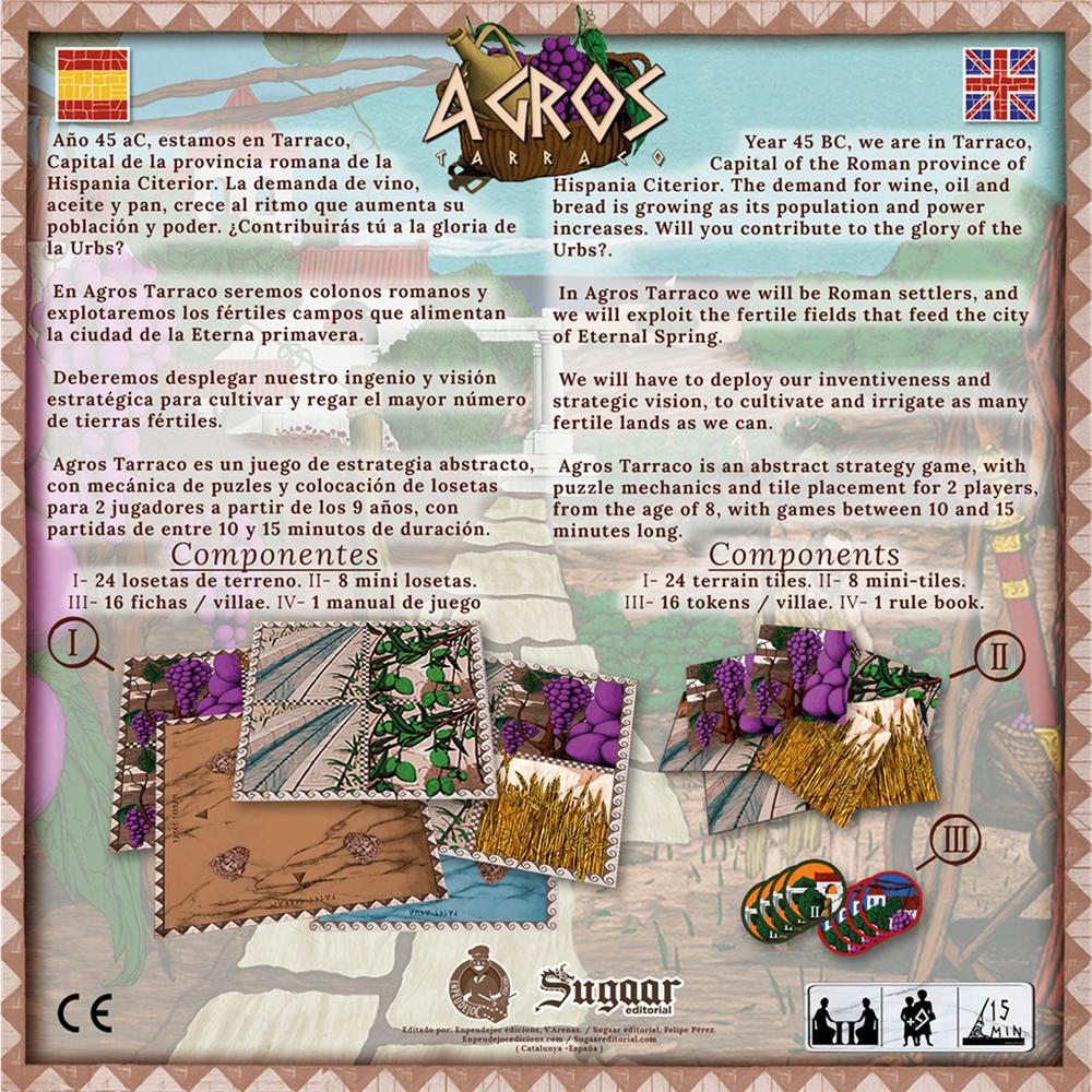 JUEGO DE MESA AGROS TARRACO