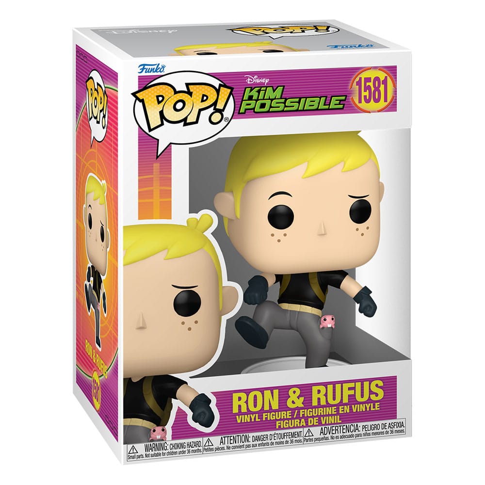 FUNKO POP DISNEY KIM POSSIBLE - RON W/ RUFUS