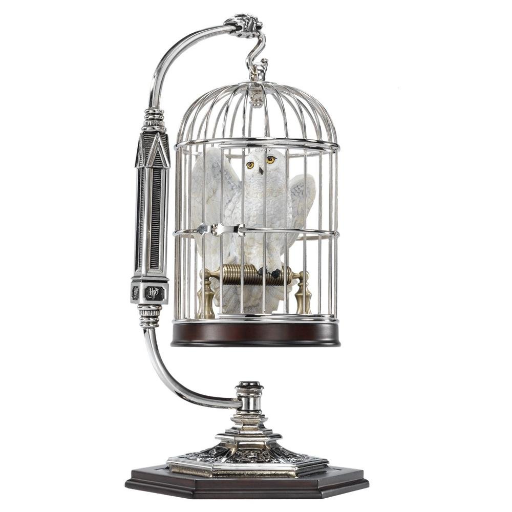 FIGURA EN MINIATURA THE NOBLE COLLECTION HARRY POTTER HEDWIG EN JAULA