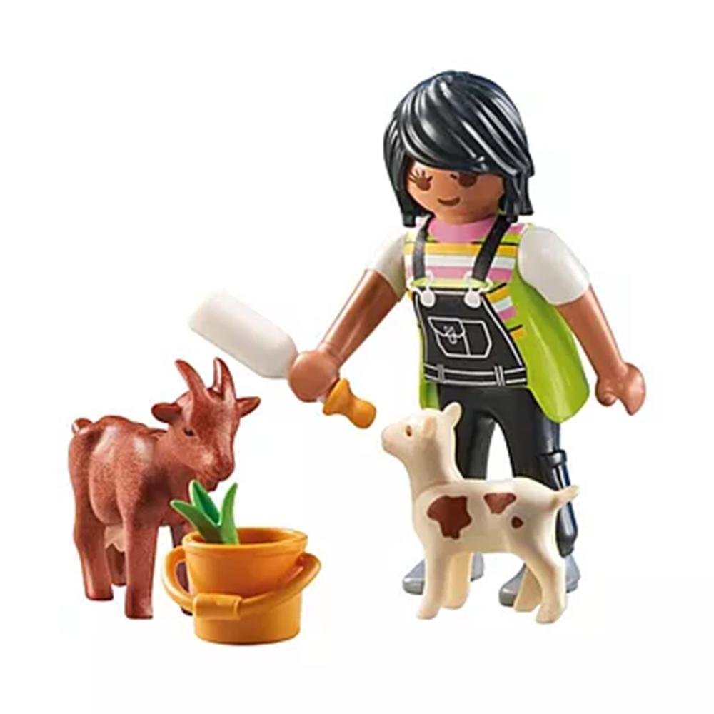 PLAYMOBIL - Mujer con cabras