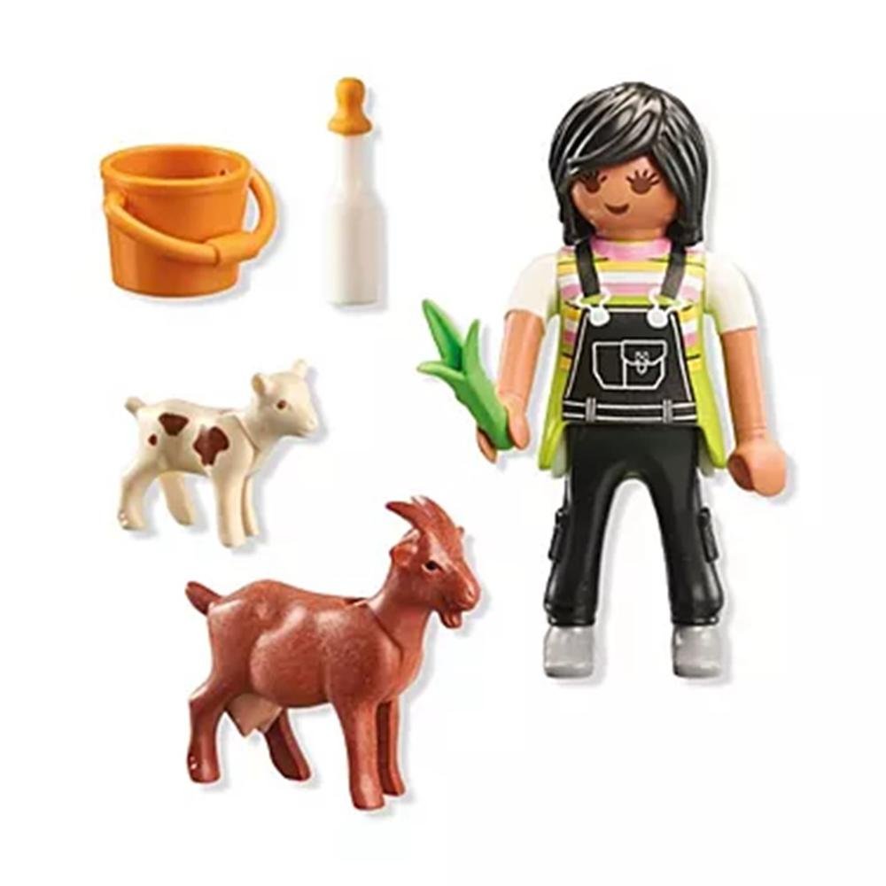 PLAYMOBIL - Mujer con cabras