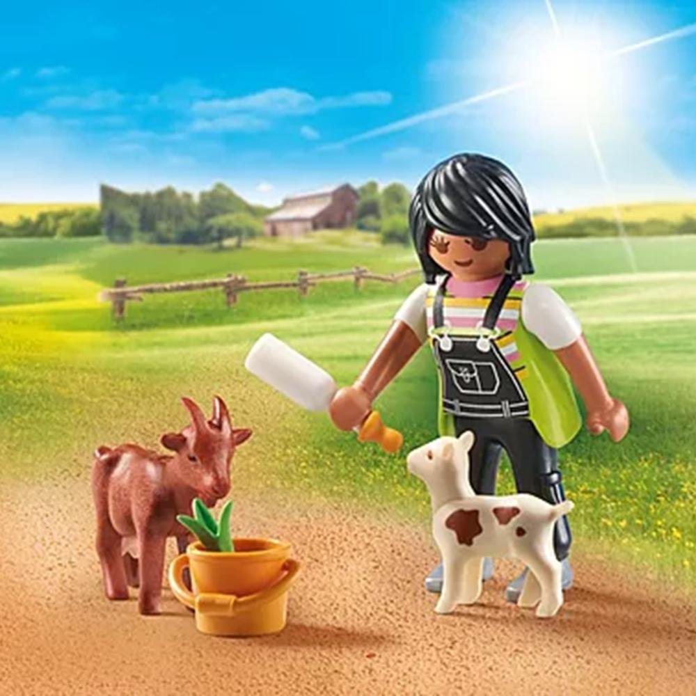 PLAYMOBIL - Mujer con cabras